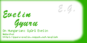 evelin gyuru business card